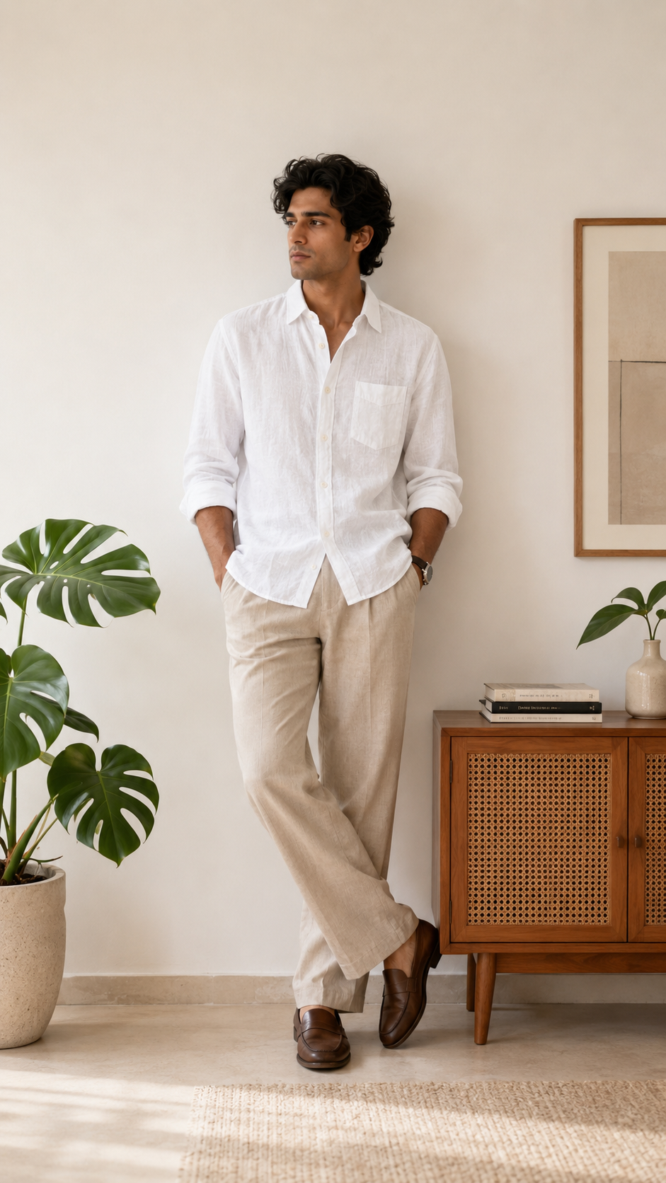 Linen Shirt white