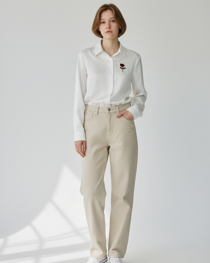 The Rose Silk shirt/Blouse