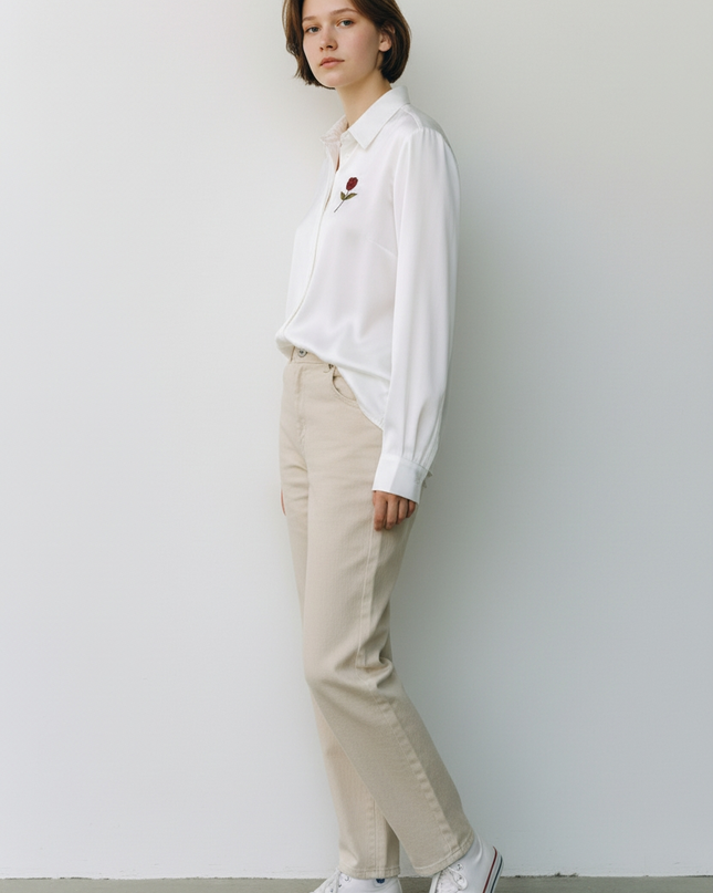 The Rose Silk shirt/Blouse