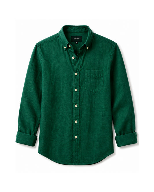 Linen Shirt Green