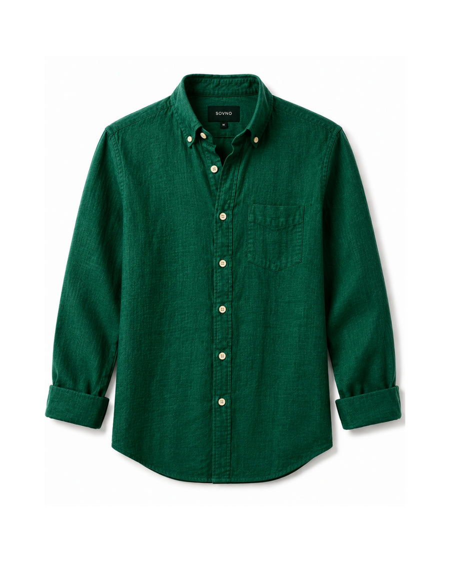 Linen Shirt Green