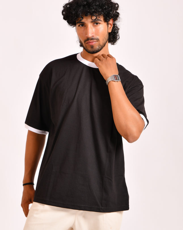 ROUND NECK OVERSIZED TEE