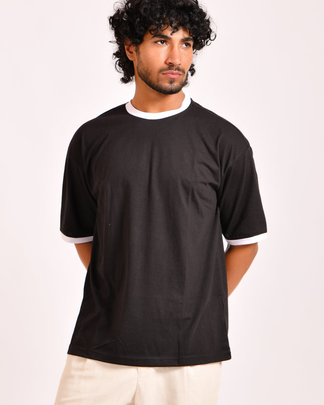 ROUND NECK OVERSIZED TEE