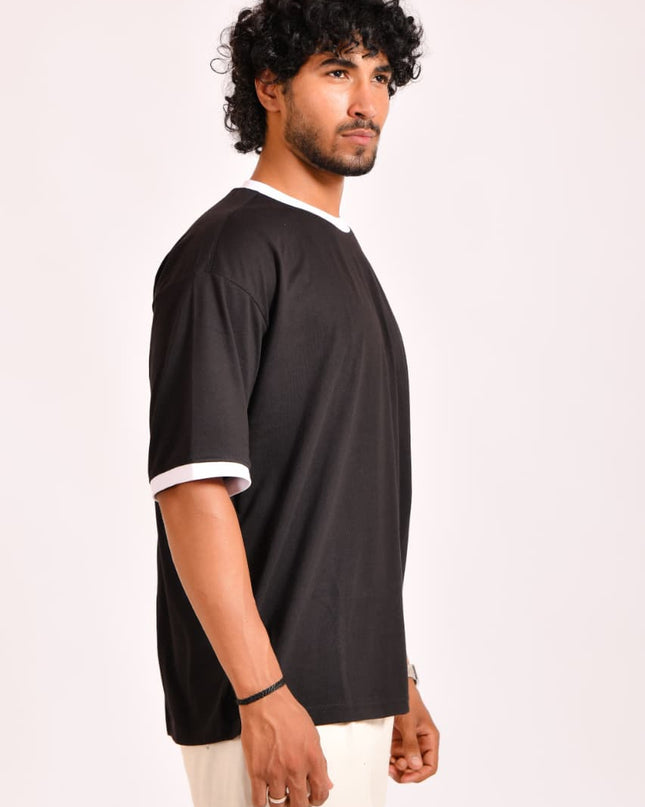 ROUND NECK OVERSIZED TEE