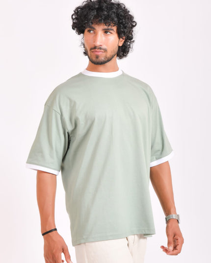 ROUND NECK OVERSIZED TEE