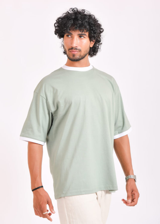 ROUND NECK OVERSIZED TEE