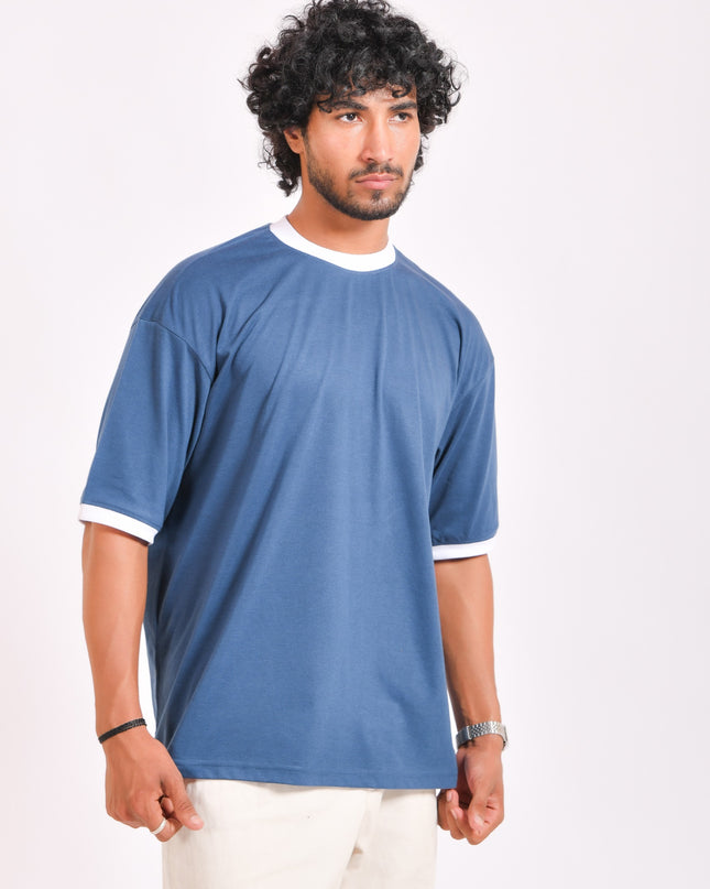 ROUND NECK OVERSIZED TEE