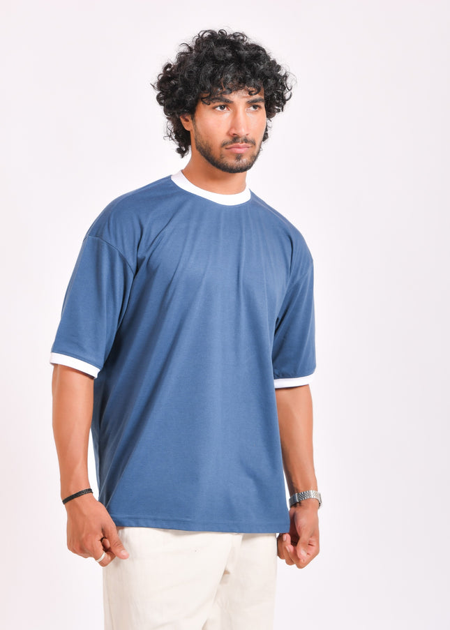 ROUND NECK OVERSIZED TEE