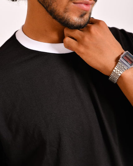 ROUND NECK OVERSIZED TEE