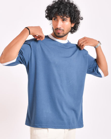 ROUND NECK OVERSIZED TEE