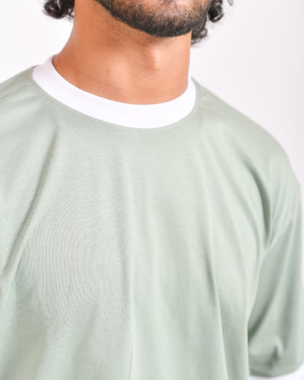 ROUND NECK OVERSIZED TEE