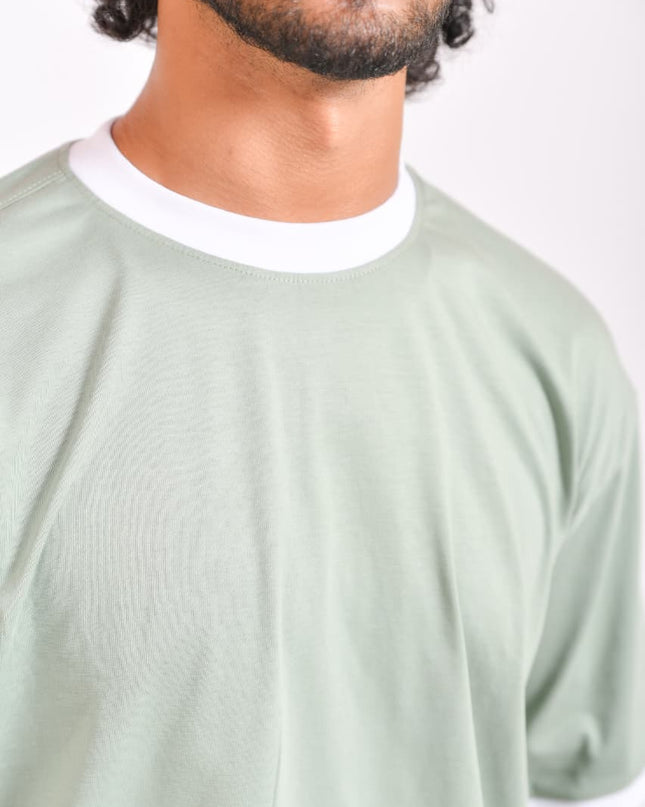 ROUND NECK OVERSIZED TEE