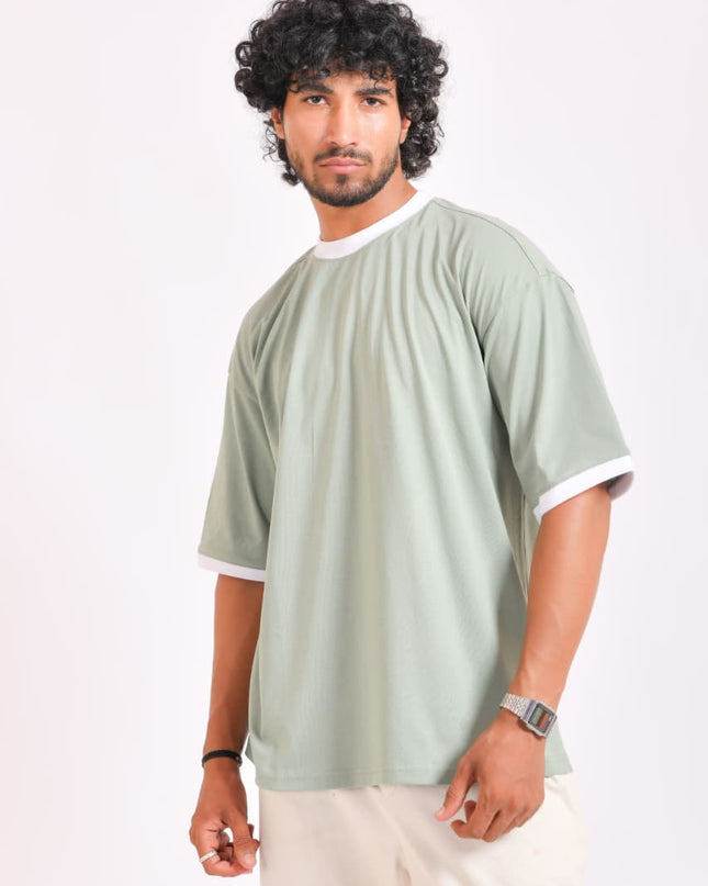 ROUND NECK OVERSIZED TEE